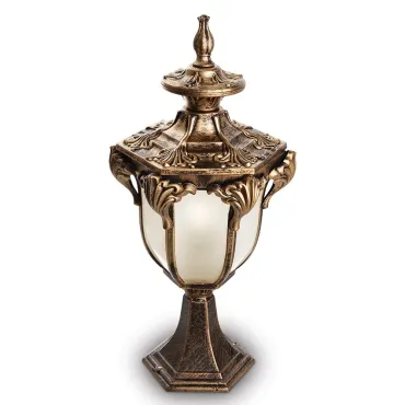 Наземный низкий светильник Feron Флоренция 11423 Цвет арматуры золото Цвет плафонов белый