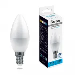 Лампа светодиодная диммируемая Feron LB-771 Свеча E14 11W 230V 6400K 51057