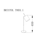 Настольная лампа Lucia Tucci Bristol BRISTOL T893.1