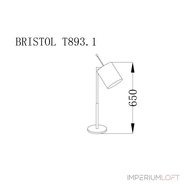 Настольная лампа Lucia Tucci Bristol BRISTOL T893.1 Настольная лампа Lucia Tucci Bristol BRISTOL T893.1