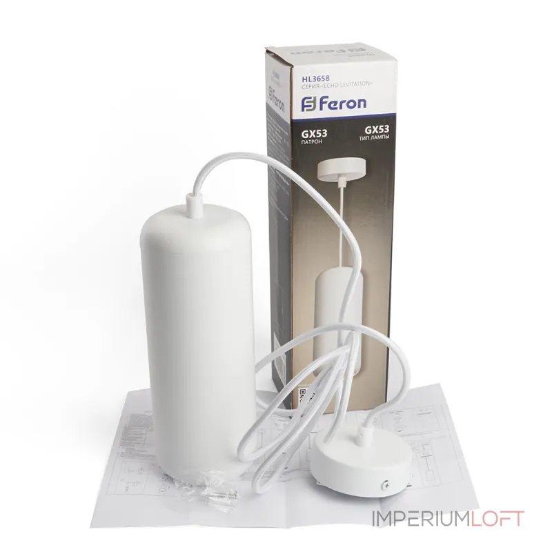 Подвесной светильник Feron HL3658 GX53 IP20 12W