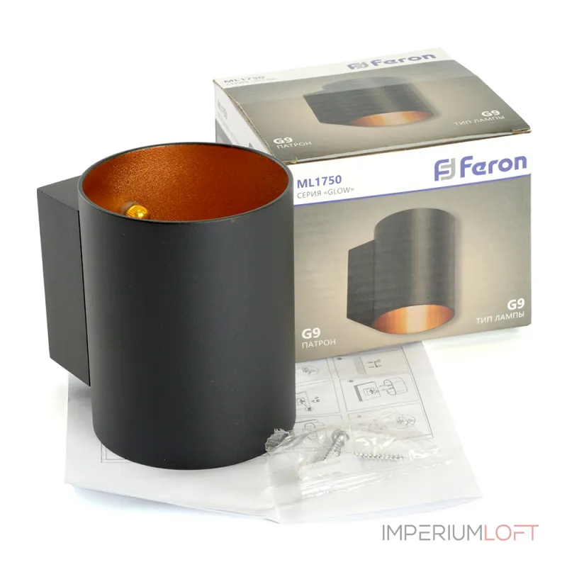 Светильник настенный Feron ML1750 G9 IP20 15W