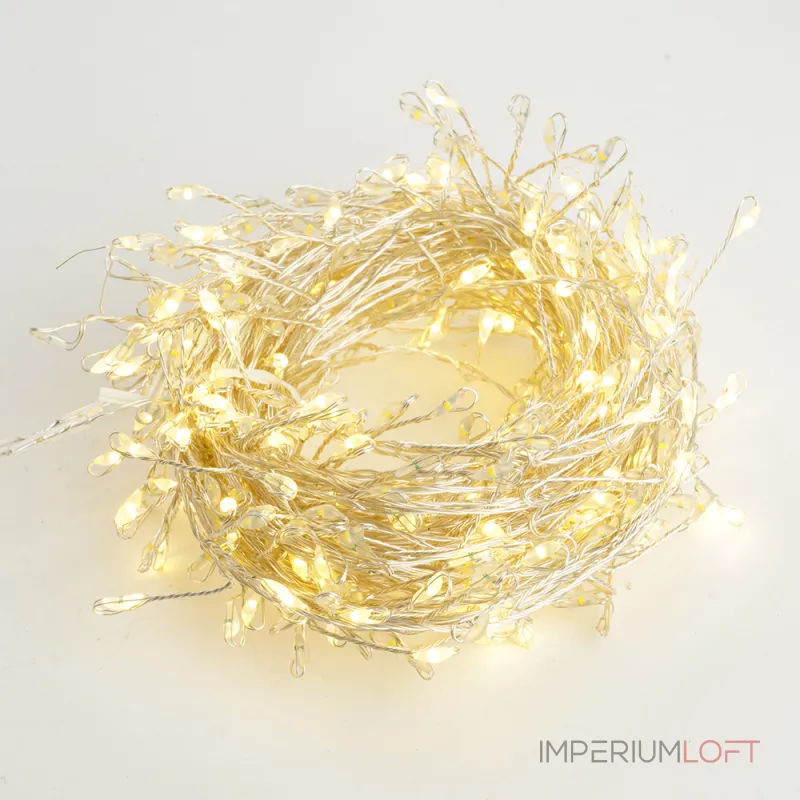 Гирлянда линейная FERON CL584 400LED 2700К (теплый белый) 10м+2м IP20 6W 51447