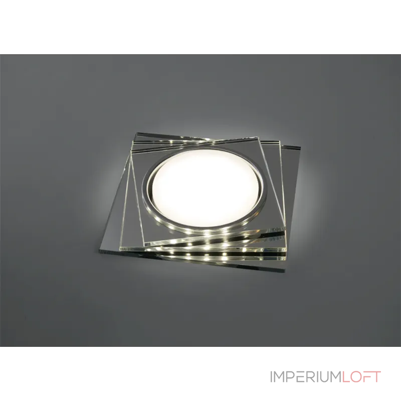 Светильник встраиваемый с белой LED подсветкой Feron CD5024 GX53 IP20 15W