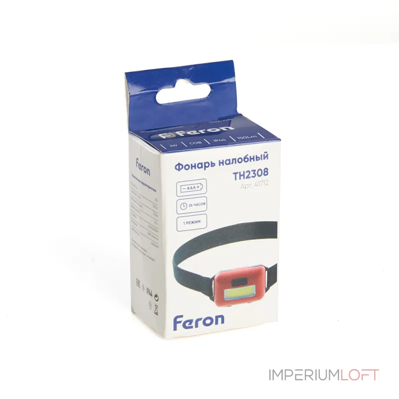 Фонарь налобный на батарейках 3*AAA Feron TH2308 41712 от ImperiumLoft Фонарь налобный на батарейках 3*AAA Feron TH2308 41712 от ImperiumLoft