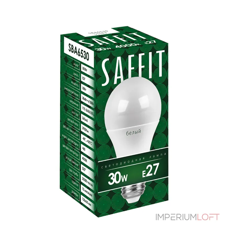 Лампа светодиодная Feron Saffit Sba 6530 E27 30Вт 4000K 55183