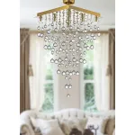 Каскадная люстра Arti Lampadari Flusso Gold Flusso H 1.4.50.515 G