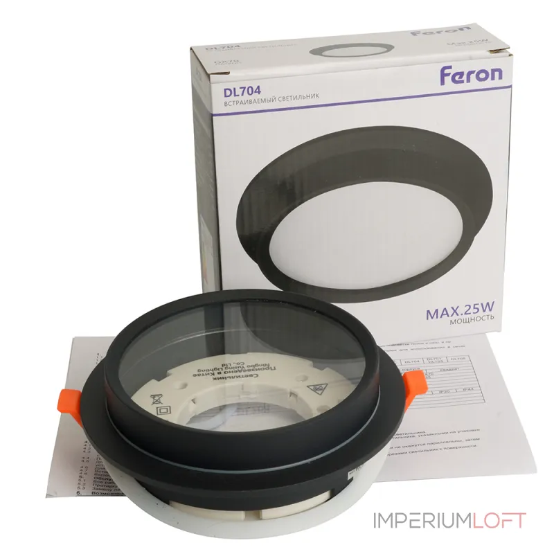 Светильник потолочный встраиваемый Feron DL704 GX70 IP44 25W от ImperiumLoft Светильник потолочный встраиваемый Feron DL704 GX70 IP44 25W от ImperiumLoft
