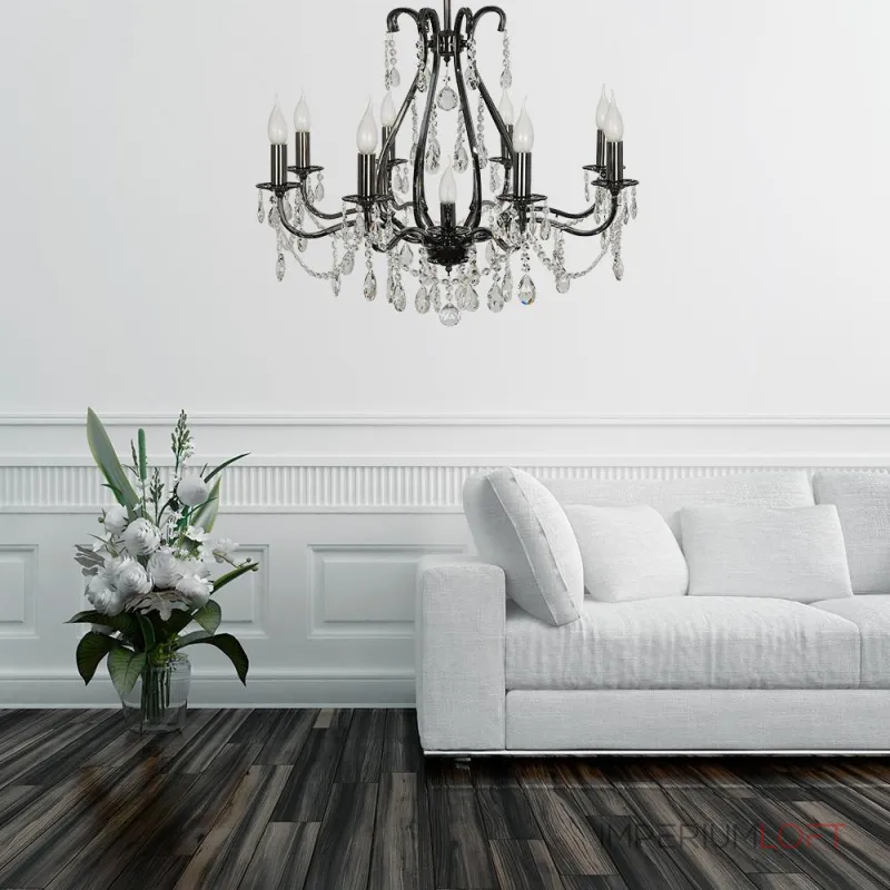 Подвесная люстра Arti Lampadari Ercolano Graphite Ercolano E 1.1.8.601 N