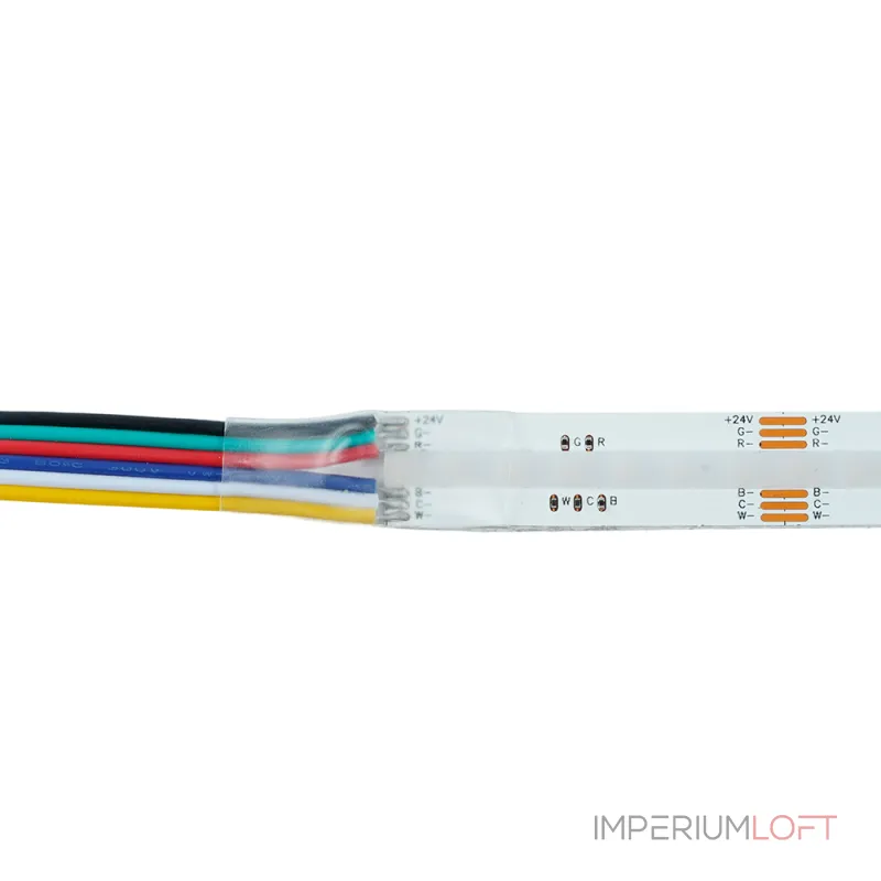 Светодиодная COB лента 320SMD(2110) 10Вт/м 24V 3000К IP20 5м Feron 53337
