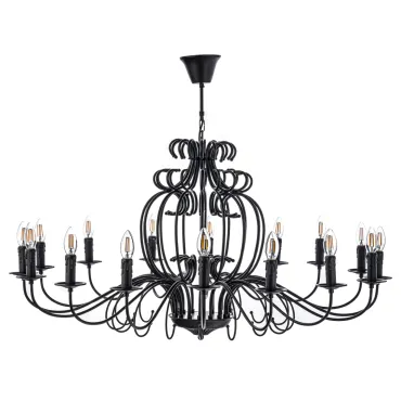 Подвесная люстра Arti Lampadari Amaro Black Amaro E 1.1.16 B Подвесная люстра Arti Lampadari Amaro Black Amaro E 1.1.16 B