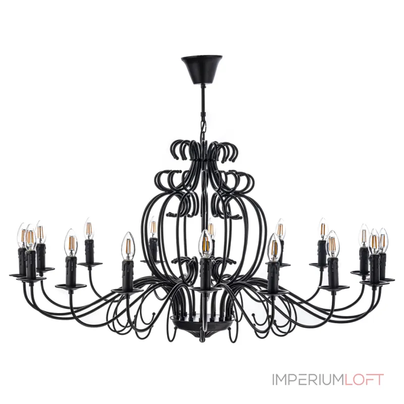 Подвесная люстра Arti Lampadari Amaro Black Amaro E 1.1.16 B