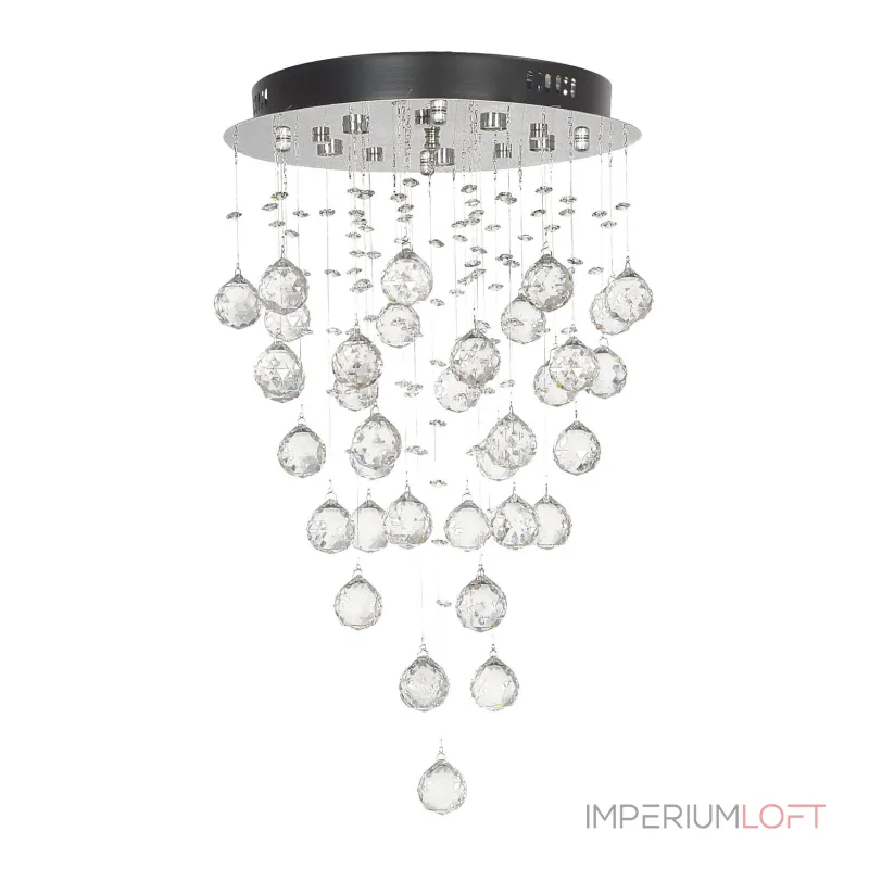 Потолочный светодиодный светильник Arti Lampadari Flusso Nickel Flusso L 1.4.35.601 N