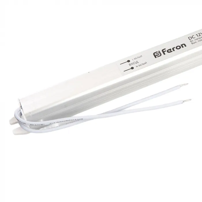 Трансформатор электронный для светодиодной ленты Feron LB001 12Вт 6A 72W 48015 от ImperiumLoft