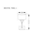 Настольная лампа Lucia Tucci Bristol BRISTOL T892.1