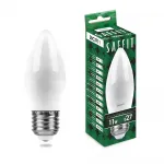 Лампа светодиодная SAFFIT SBC3711 Свеча E27 11W 230V 4000K 55135 от ImperiumLoft