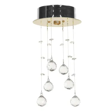 Потолочный светильник Arti Lampadari Flusso Gold Flusso H 1.4.15.615 G Потолочный светильник Arti Lampadari Flusso Gold Flusso H 1.4.15.615 G