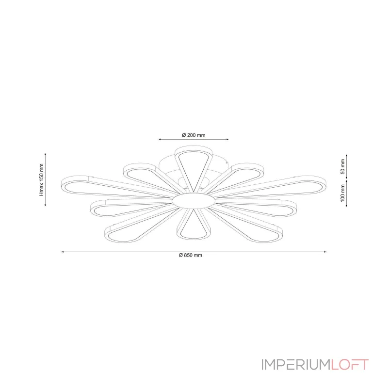 Потолочная люстра Lucia Tucci Miracoli Miracoli 202.10 LED Потолочная люстра Lucia Tucci Miracoli Miracoli 202.10 LED