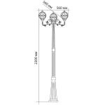 Фонарный столб Feron Сфера 11389