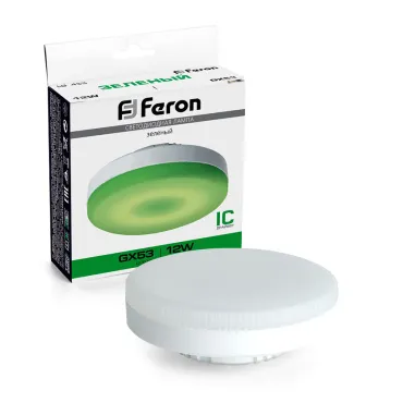 Лампа светодиодная Feron LB-455 GX53 12Вт K 48560 Лампа светодиодная Feron LB-455 GX53 12Вт K 48560