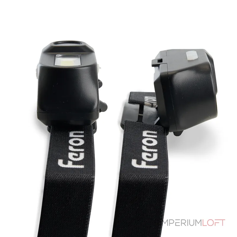 Фонарь налобный с аккумулятором Feron TH2309 41713 от ImperiumLoft Фонарь налобный с аккумулятором Feron TH2309 41713 от ImperiumLoft