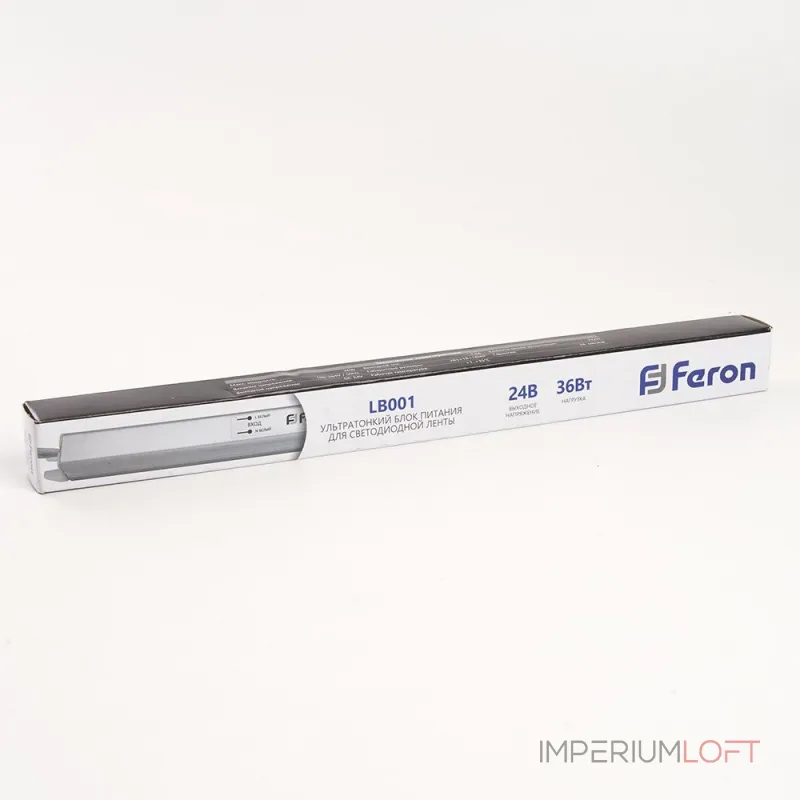 Трансформатор электронный для светодиодной ленты Feron LB001 24Вт 1.5A 36W 48012