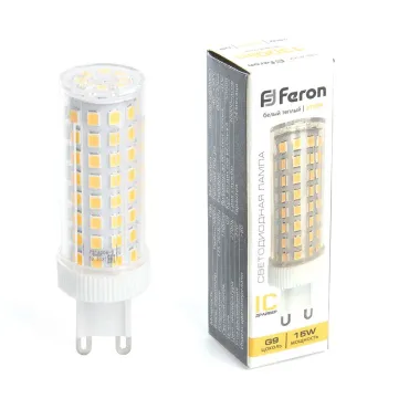 Лампа светодиодная Feron Lb 437 G9 15Вт 2700K 38212