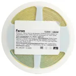 Светодиодная COB лента Feron LS530 480SMD(2110)/м 12Вт/м 24V 5000*5*1.8мм 3000К 51844