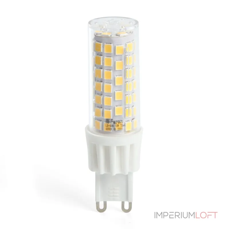 Лампа светодиодная Feron Lb 436 G9 13Вт 6400K 38154