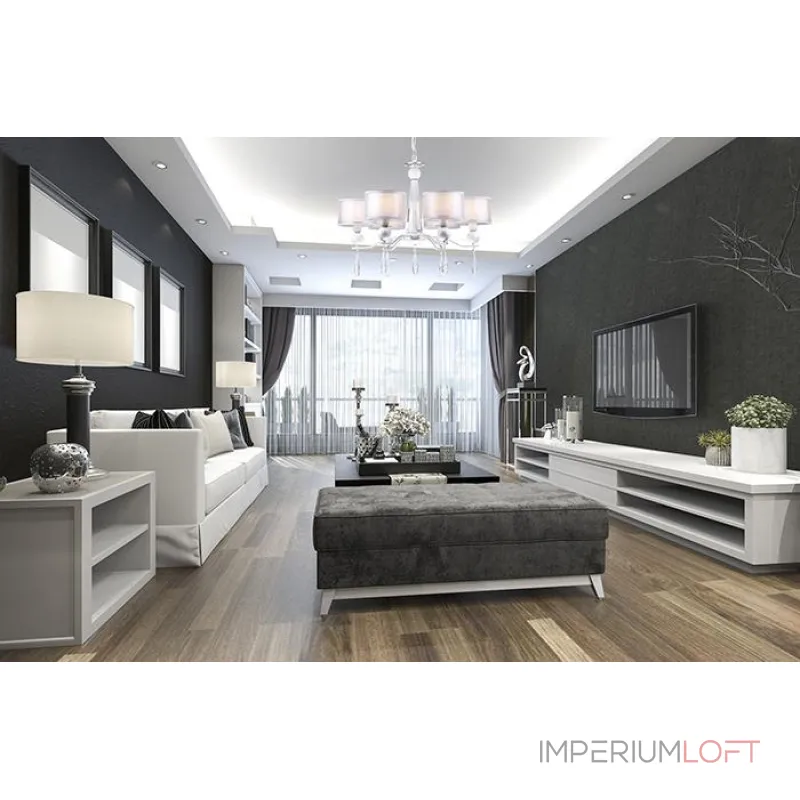 Подвесная люстра Arti Lampadari Rufina White Rufina E 1.1.6.600 W