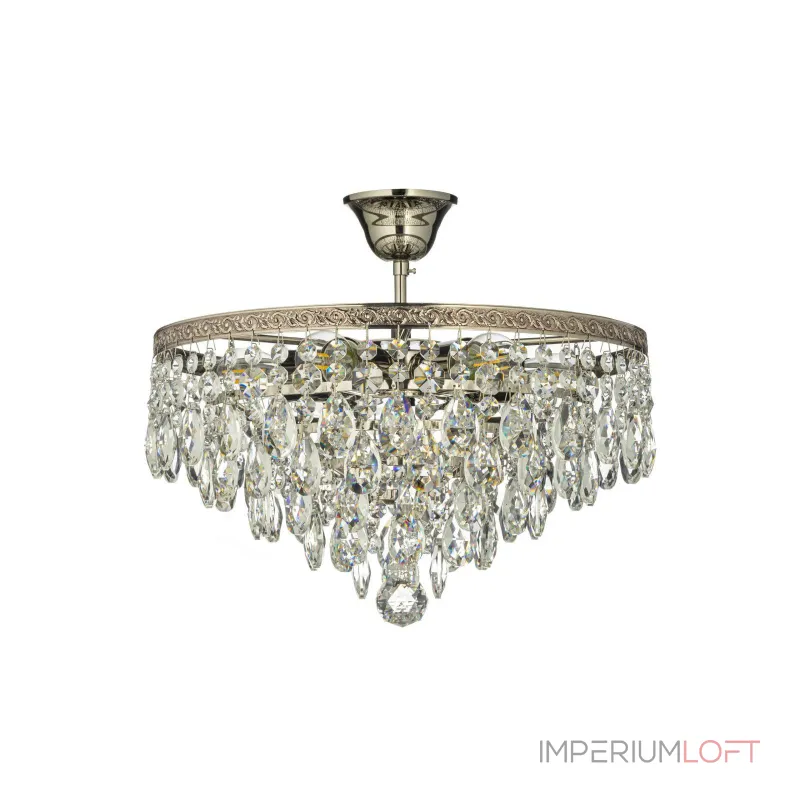 Потолочная люстра Arti Lampadari Castellana Nickel Castellana E 1.3.38.601 N Потолочная люстра Arti Lampadari Castellana Nickel Castellana E 1.3.38.601 N