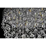Подвесная хрустальная люстра Arti Lampadari Flusso Nickel Flusso H 1.4.80.615 N