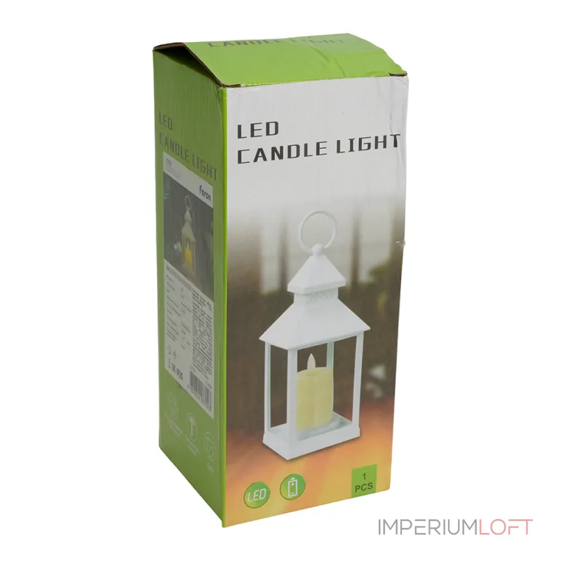 Световая фигура Feron Свеча "Волшебный фонарь" 1LED 2700K от ImperiumLoft