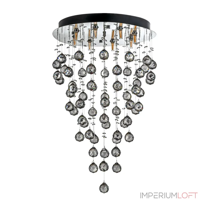 Люстра потолочная Arti Lampadari Flusso Nickel Flusso H 1.4.45.617 N Люстра потолочная Arti Lampadari Flusso Nickel Flusso H 1.4.45.617 N
