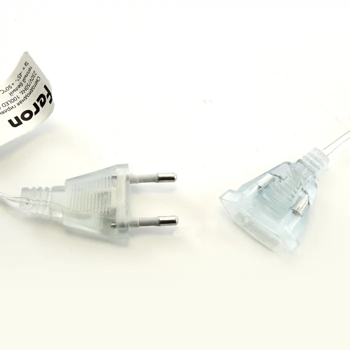 Гирлянда занавес FERON CL25 100LED 2700К (теплый белый) 2*1м+3м IP20 6W 48607 от ImperiumLoft