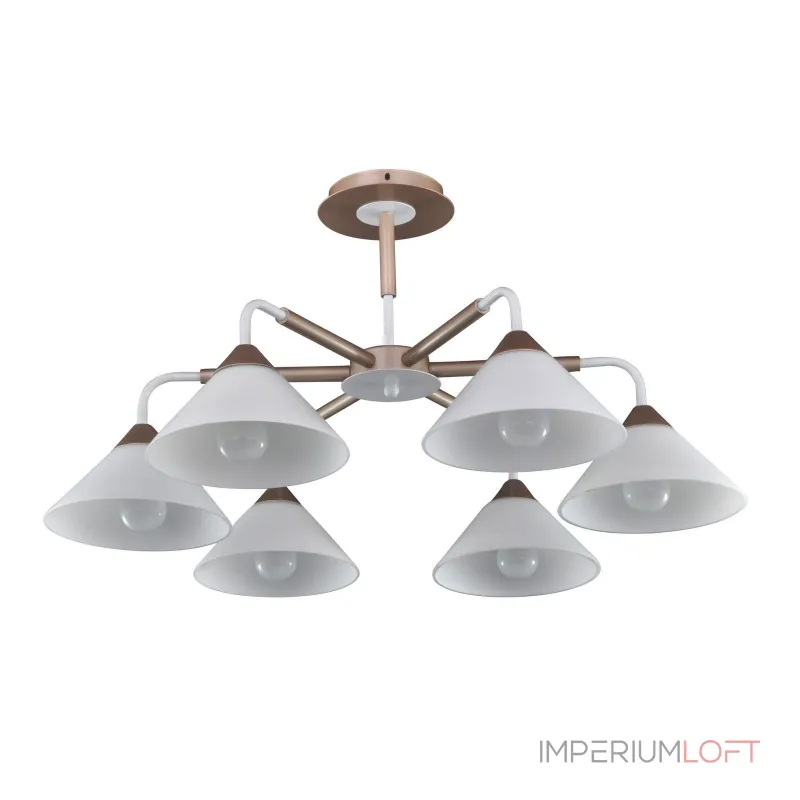 Потолочная люстра Arti Lampadari Ribera Ribera E 1.1.6 CW Потолочная люстра Arti Lampadari Ribera Ribera E 1.1.6 CW