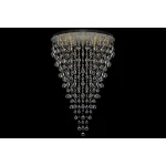 Подвесная хрустальная люстра Arti Lampadari Flusso Nickel Flusso H 1.4.80.615 N