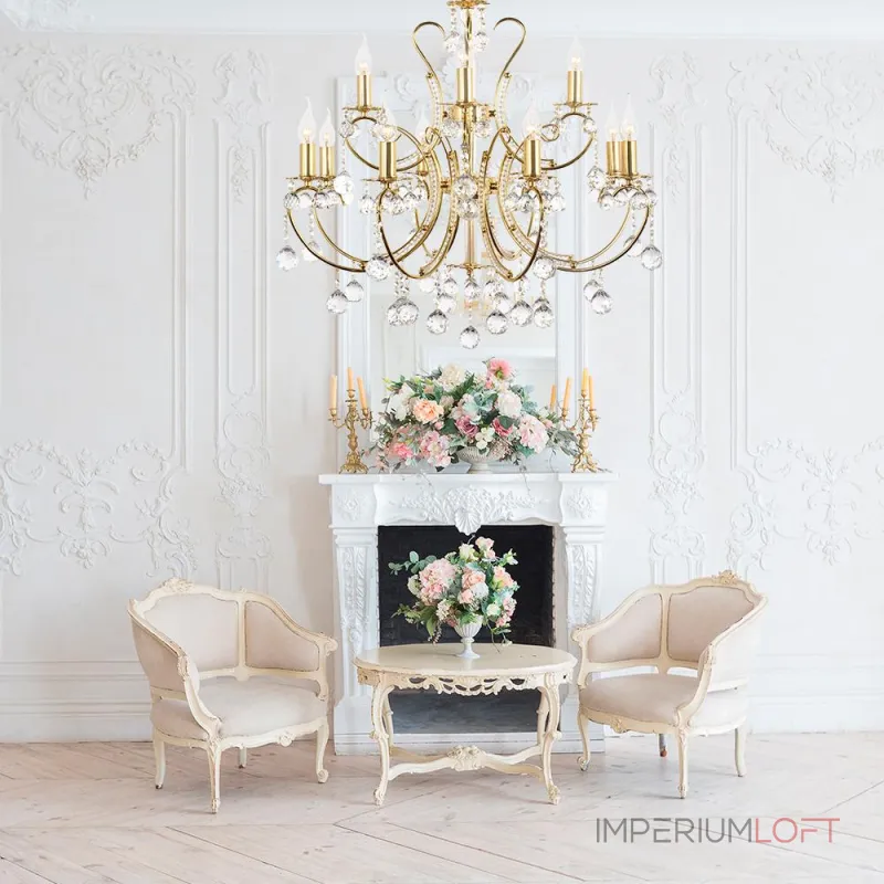 Подвесная люстра Arti Lampadari Romano Gold Romano E 1.1.12.600 G
