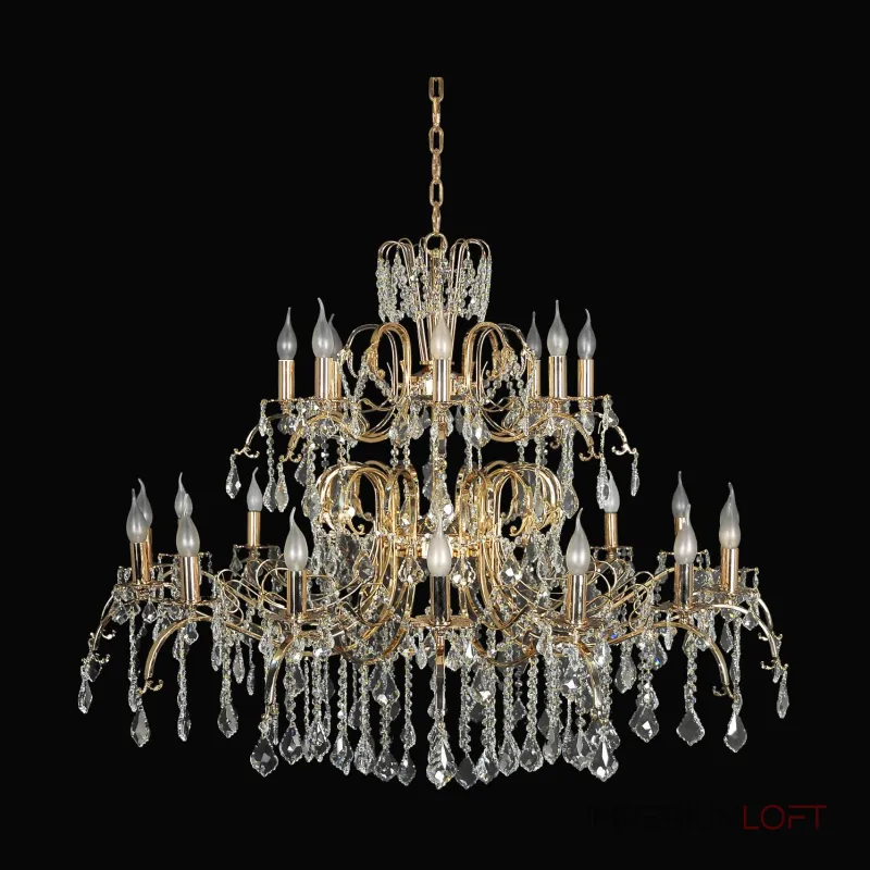 Подвесная люстра Dio D`arte Alessandria Gold Alessandria E 1.1.L.24.601 G