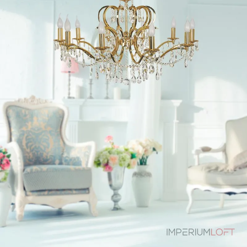 Подвесная люстра Arti Lampadari Pisani Gold Pisani E 1.1.10.601 G