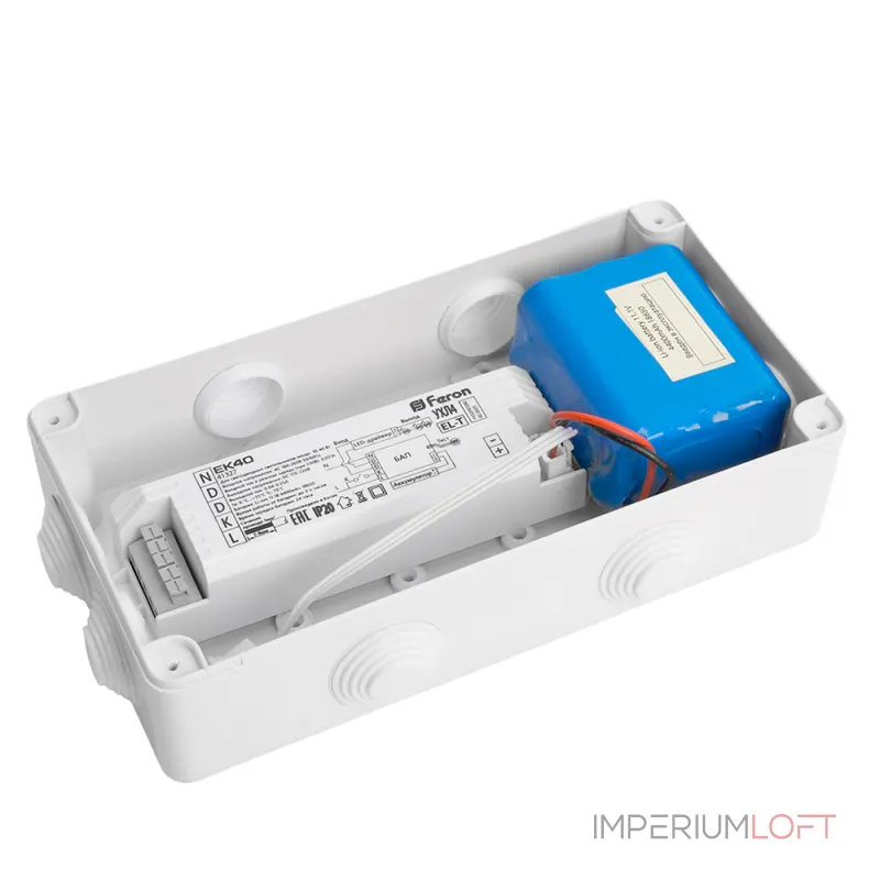 Блок аварийного питания для светильников Feron EK40 180-265Вт 40-250 mA IP20 41327 от ImperiumLoft