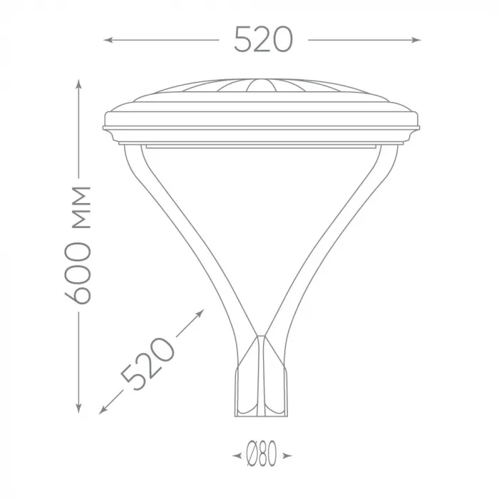 Светильник уличный Feron SP7020 LED IP65 50W 5000К от ImperiumLoft