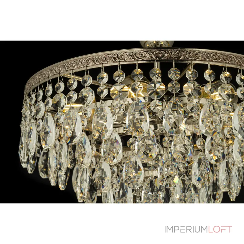 Потолочная люстра Arti Lampadari Castellana Nickel Castellana E 1.3.38.601 N Потолочная люстра Arti Lampadari Castellana Nickel Castellana E 1.3.38.601 N