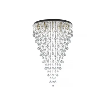 Подвесная хрустальная люстра Arti Lampadari Flusso Nickel Flusso H 1.4.80.615 N Подвесная хрустальная люстра Arti Lampadari Flusso Nickel Flusso H 1.4.80.615 N