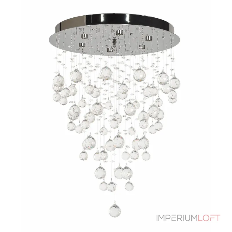 Каскадная люстра Arti Lampadari Flusso Nickel Flusso H 1.4.45.615 N Каскадная люстра Arti Lampadari Flusso Nickel Flusso H 1.4.45.615 N