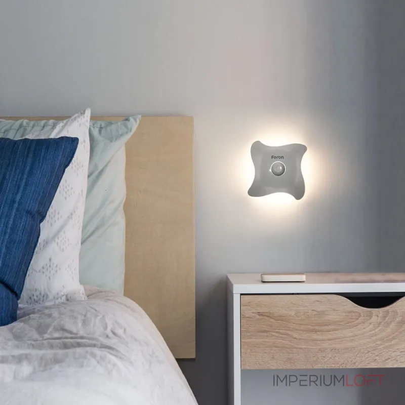 Светильник ночник Feron FN2020 LED IP20 0.8W 3000К