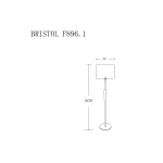 Торшер Lucia Tucci Bristol BRISTOL F896.1