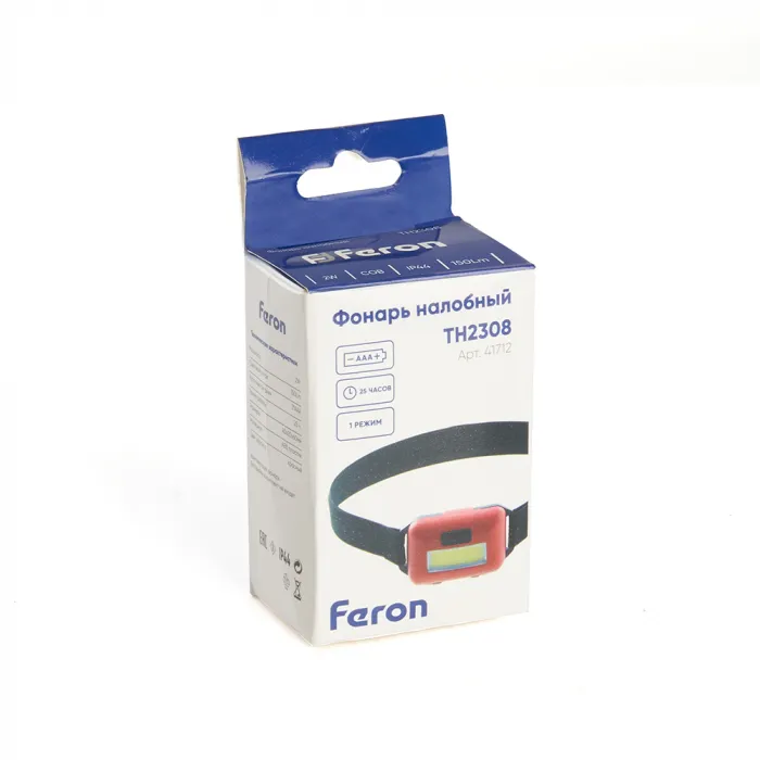 Фонарь налобный на батарейках 3*AAA Feron TH2308 41712 от ImperiumLoft