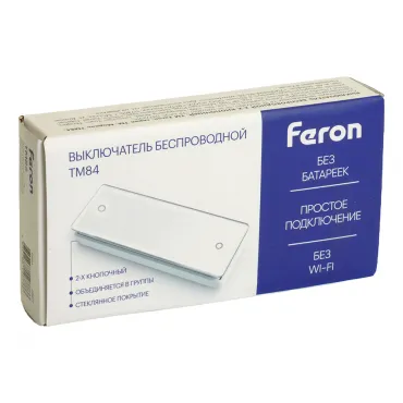 Выключатель беспроводной Feron TM84 48877 от ImperiumLoft