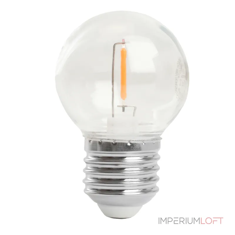 Лампа светодиодная Feron LB-383 Шарик прозрачный E27 2W 230V оранжевый 48932 от ImperiumLoft Лампа светодиодная Feron LB-383 Шарик прозрачный E27 2W 230V оранжевый 48932 от ImperiumLoft